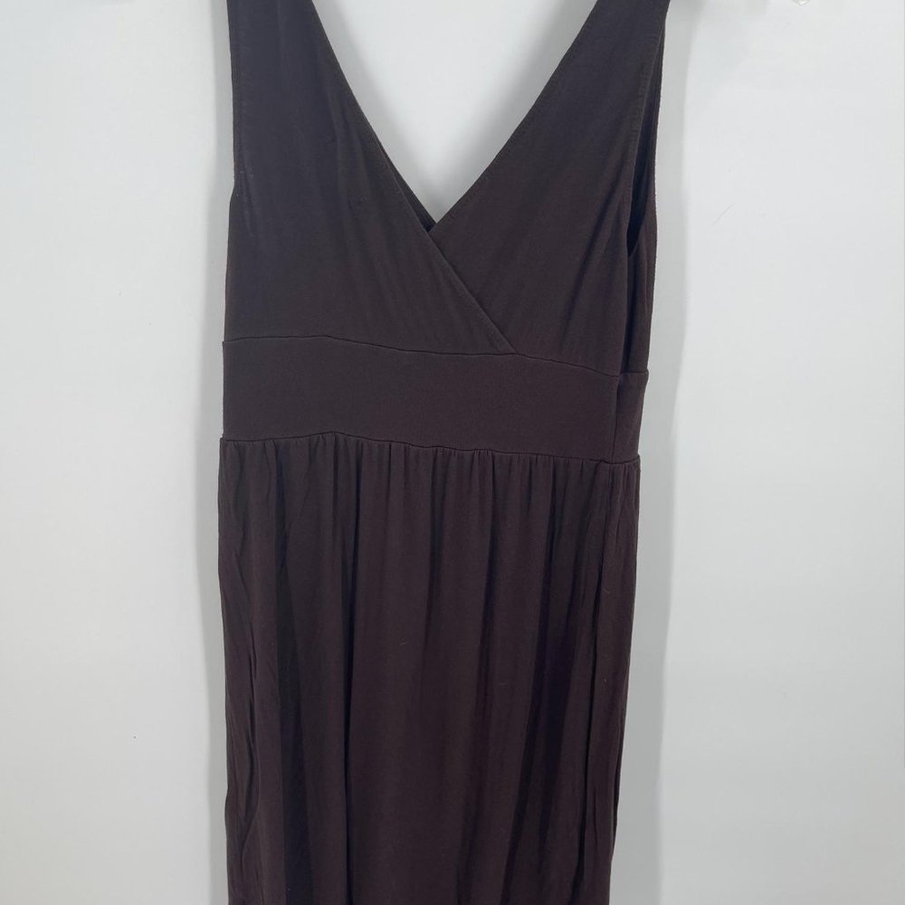 MERONA SLEEVELESS DARK BROWN DRESS - Picture 2 of 3